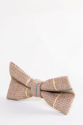 Dx7 oak Tweed bow tie